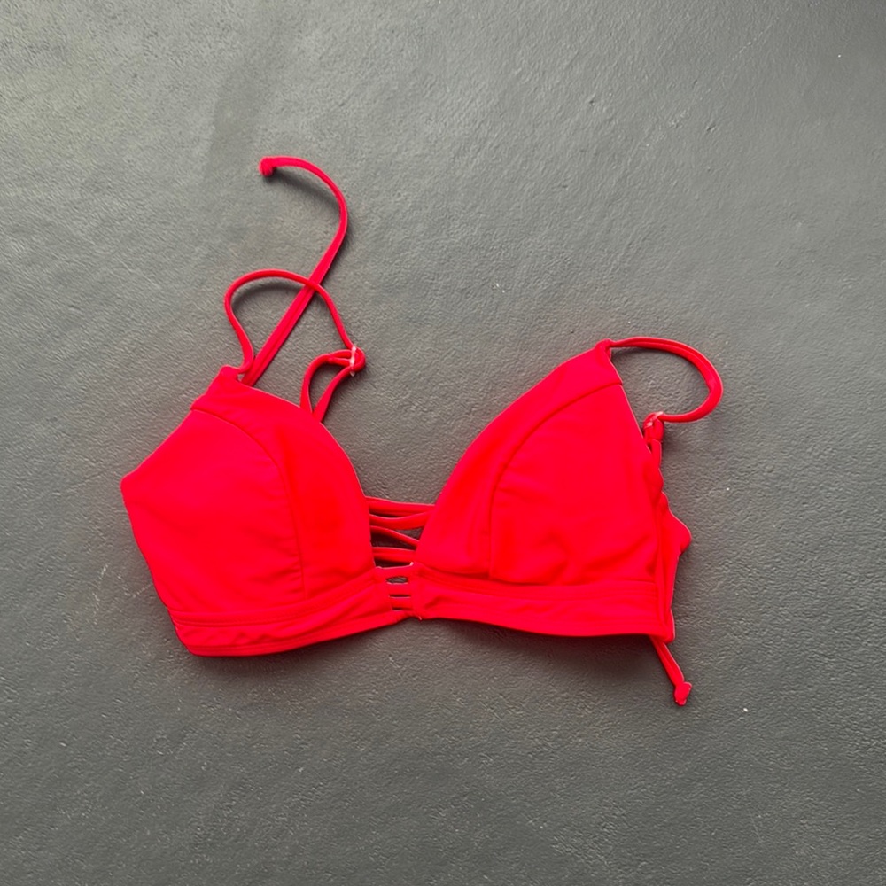 Red Women's Swim Top
